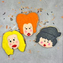 Load image into Gallery viewer, Hocus Pocus Sisters Cookies
