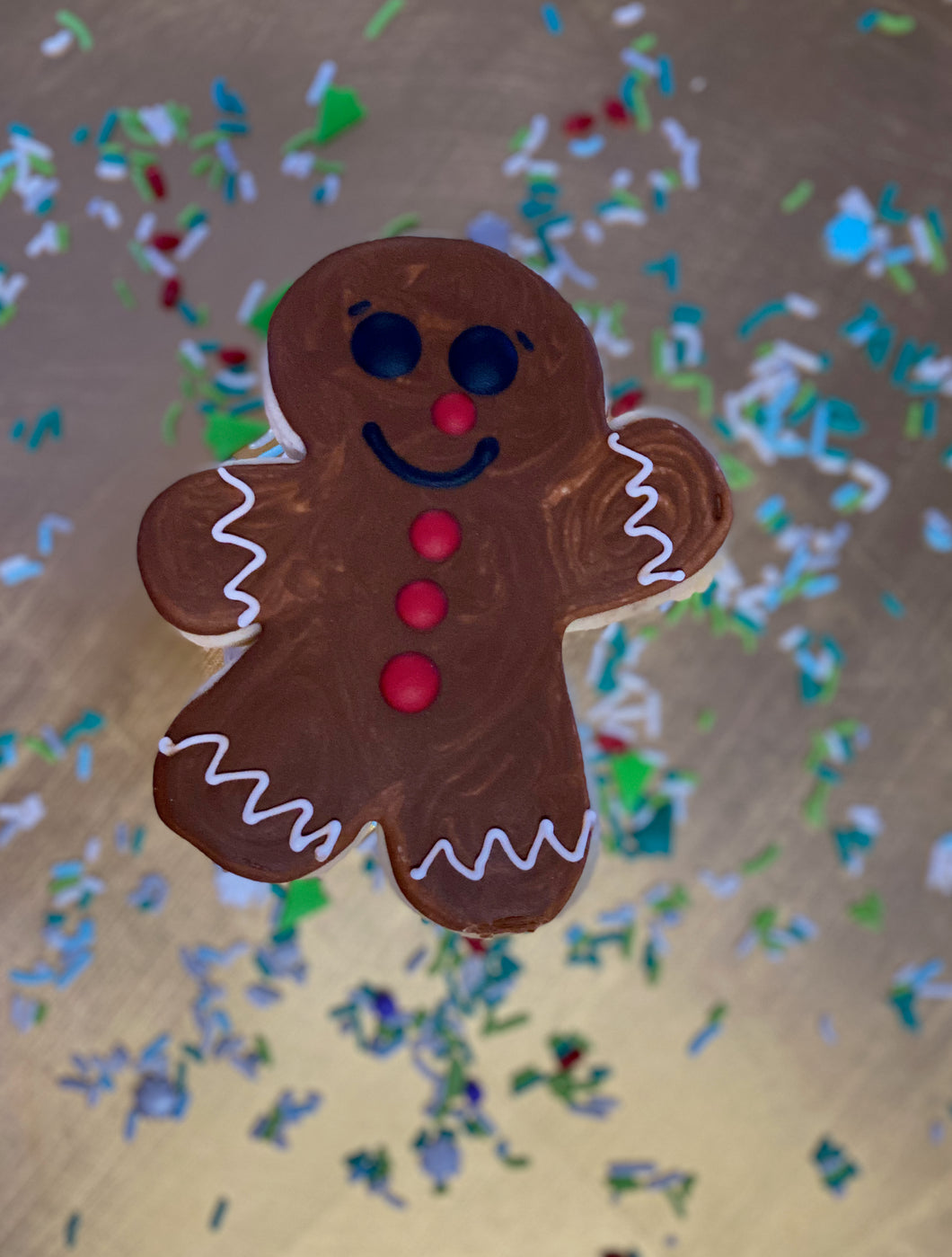 Gingerbread Decorated Cookie